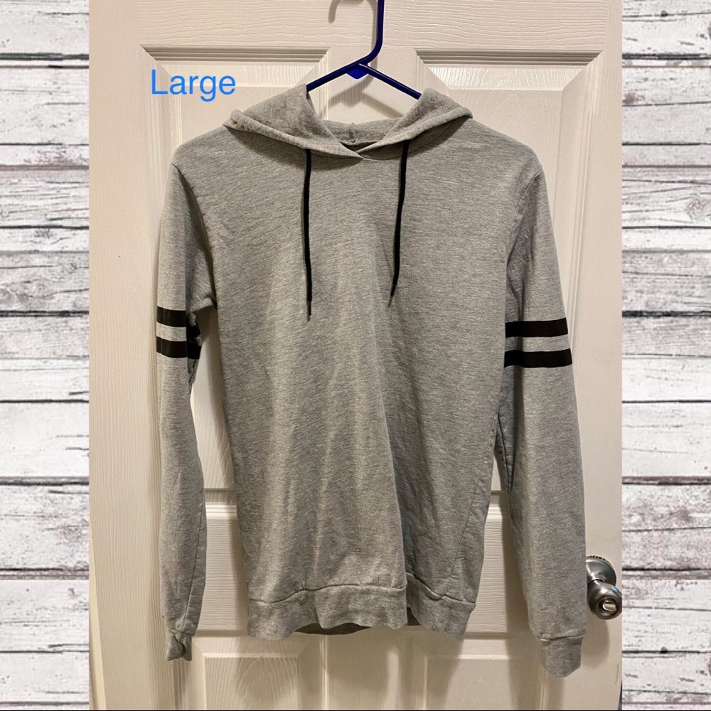 Gray Varsity Hoodie